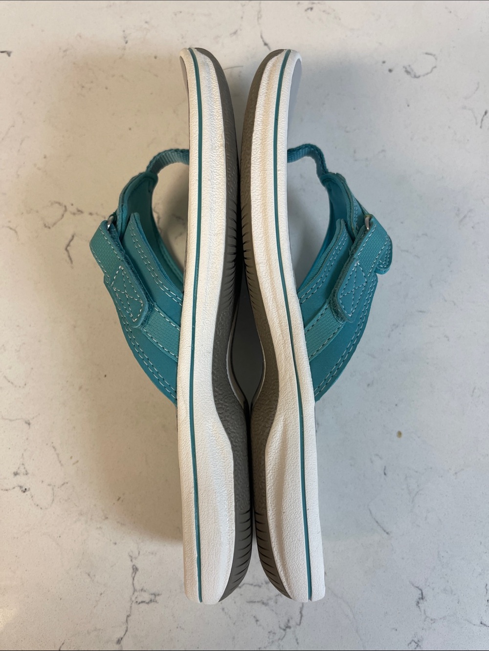 Women's Clarks, Breeze Sea Sandal - Teal / Turquoise - Size 9 Worn 4-5 Times - Picture 7 of 17